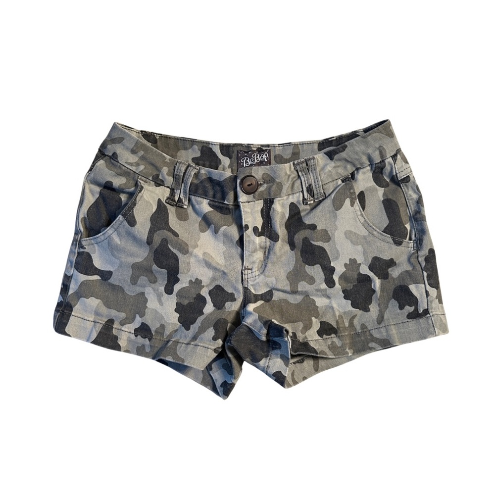 Y2K Camo Short Shorts